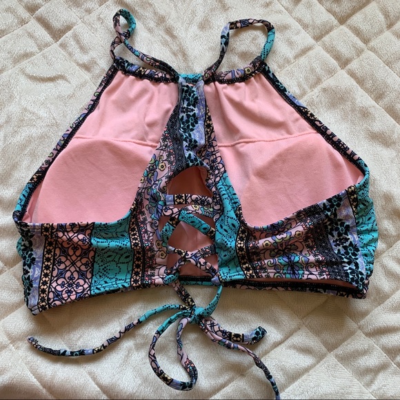 Xhilaration High Neck Bikini Top - Picture 3 of 5